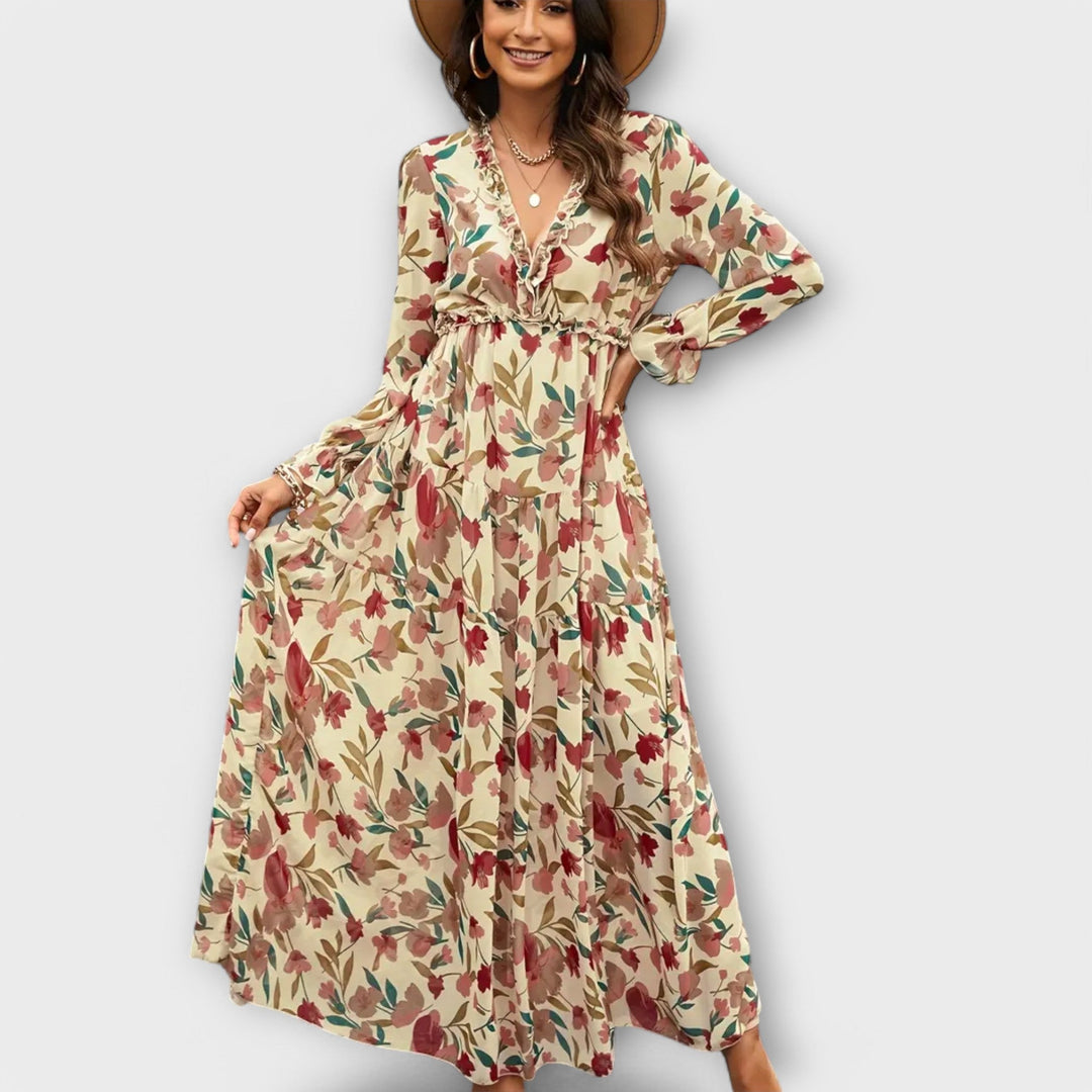 Helen | Elegantes handgefertigtes Kleid aus Samt