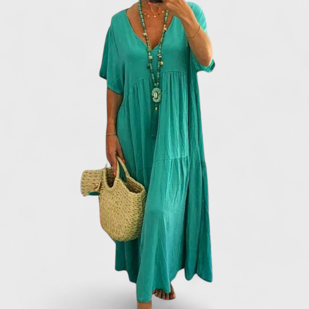 Bahama | Premium Kleid aus feiner Baumwolle und Leinen