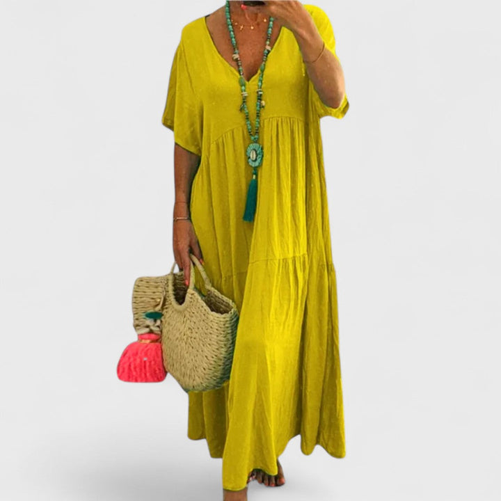 Bahama | Premium Kleid aus feiner Baumwolle und Leinen