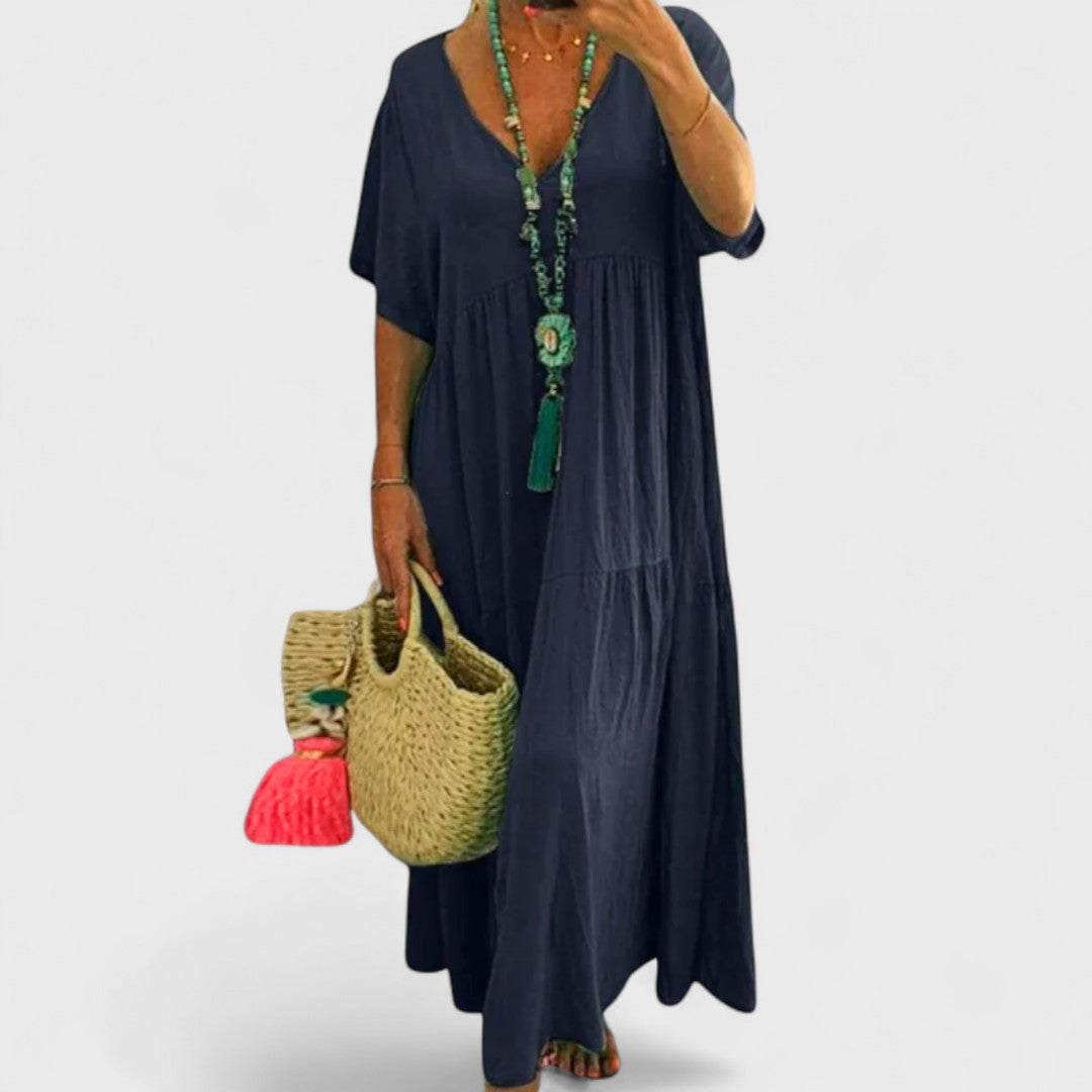 Bahama | Premium Kleid aus feiner Baumwolle und Leinen