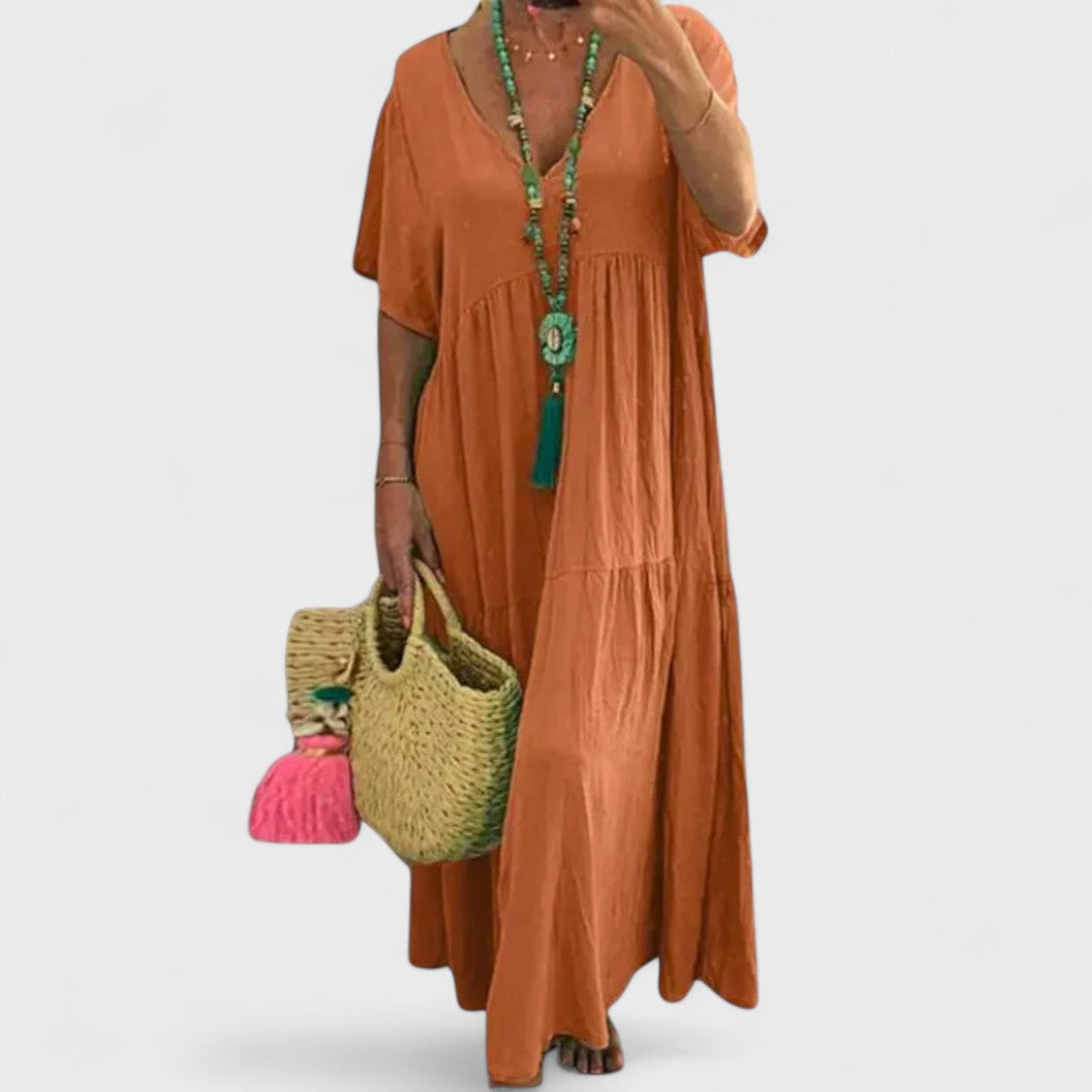 Bahama | Premium Kleid aus feiner Baumwolle und Leinen