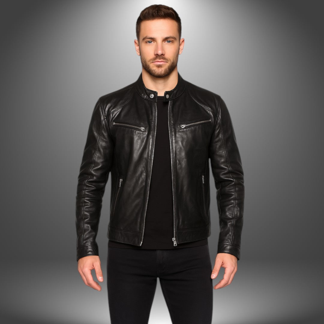 Axel | Handgefertigte Herrenlederjacke