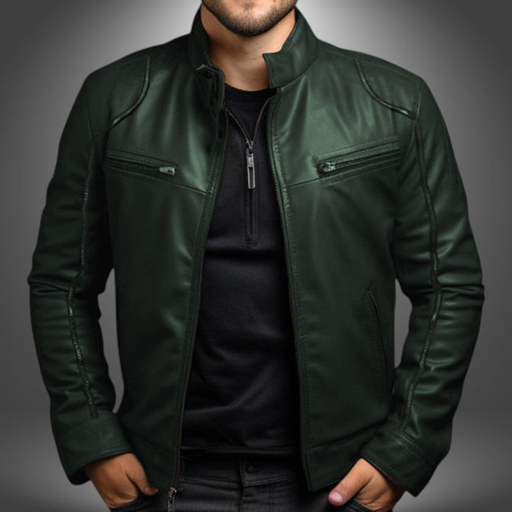 Oswald | Handgefertigte Lederjacke für Herren