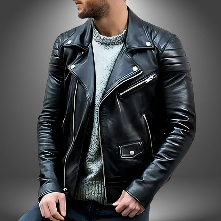 Marius | Handgefertigte Lederjacke für Herren