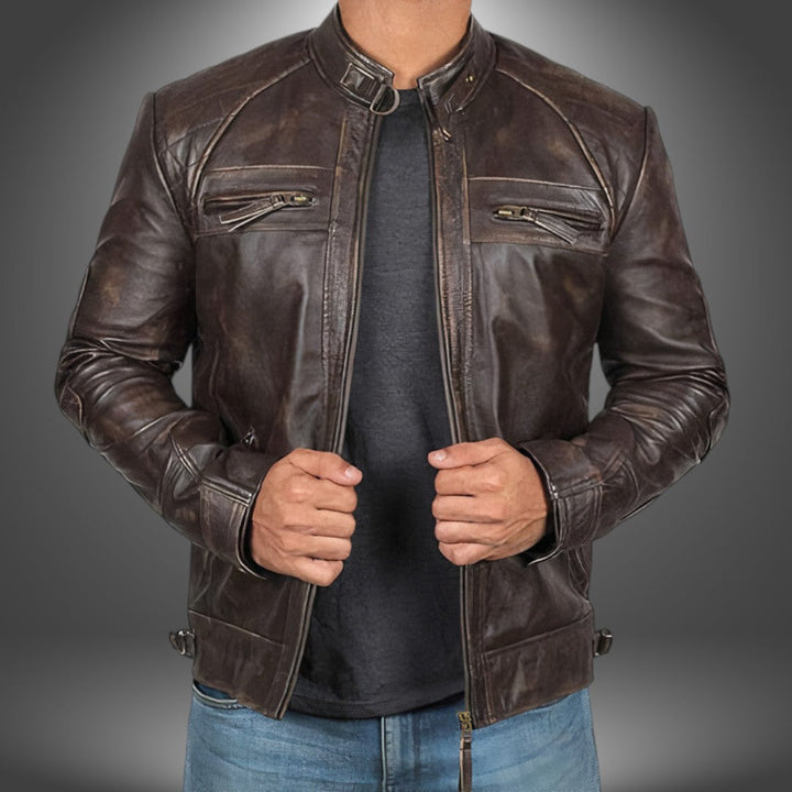 Petrus | Handgefertigte Lederjacke für Herren