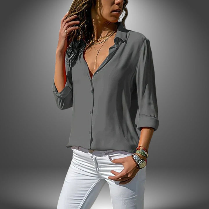 Tatiana | Handgefertigte Seidenbluse für Damen
