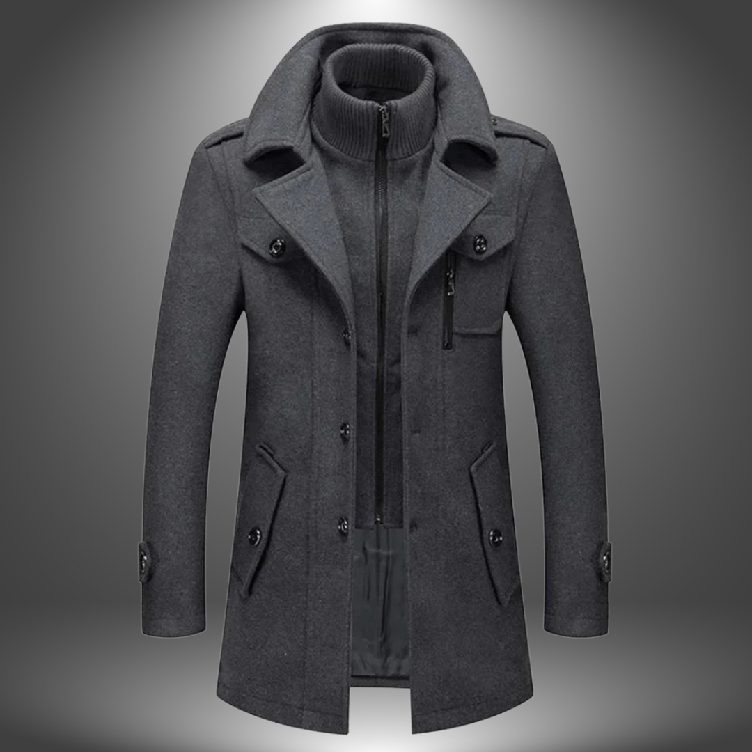 Vidar | Vintage-Wollmantel aus handwerklicher Herstellung