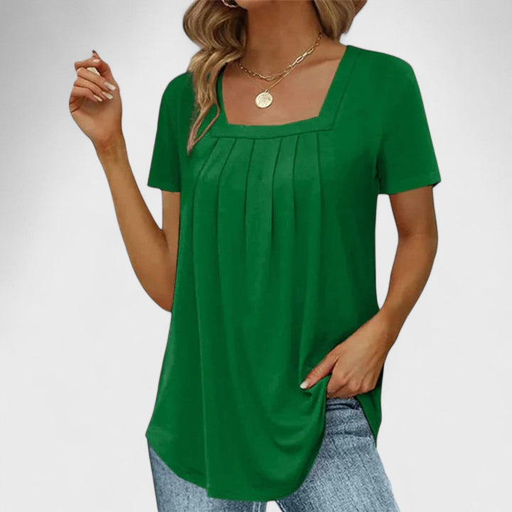 Annie | Sommerbluse aus handwerklicher Baumwolle