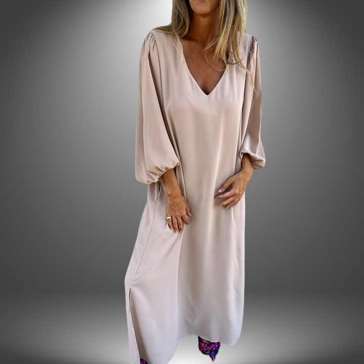 Sonia | Handgemachtes Langarmkleid