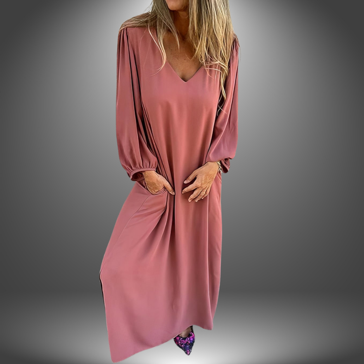 Sonia | Handgemachtes Langarmkleid