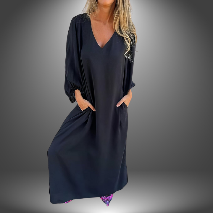Sonia | Handgemachtes Langarmkleid