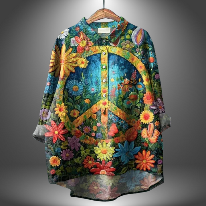 Franci | Handgefertigte Friedenbluse