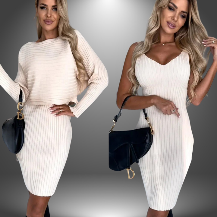 Sophia™ | Ärmelloses Kleid mit kostenlosem Pullover!