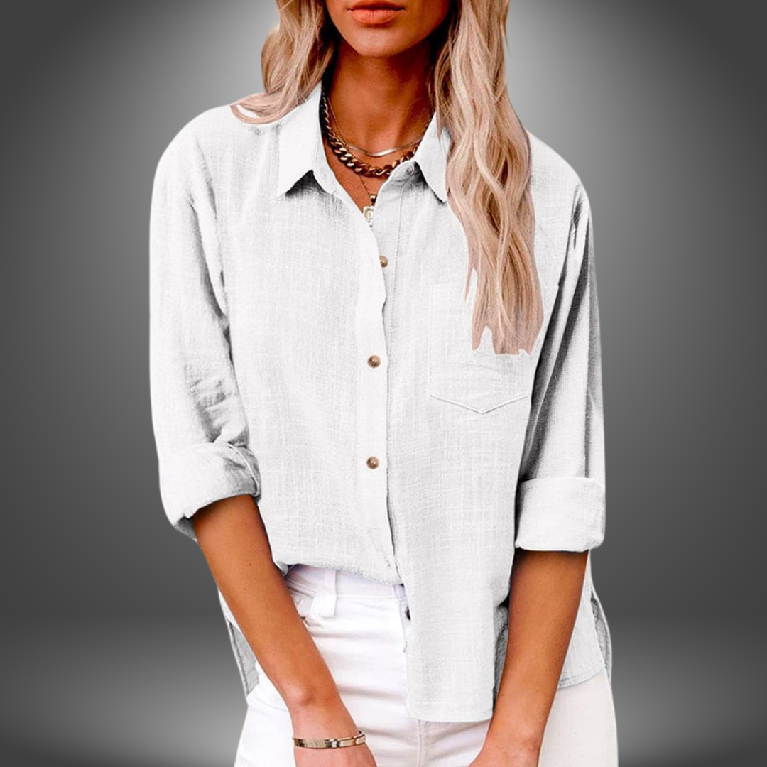 Zoe | Premium Leinenbluse für Damen