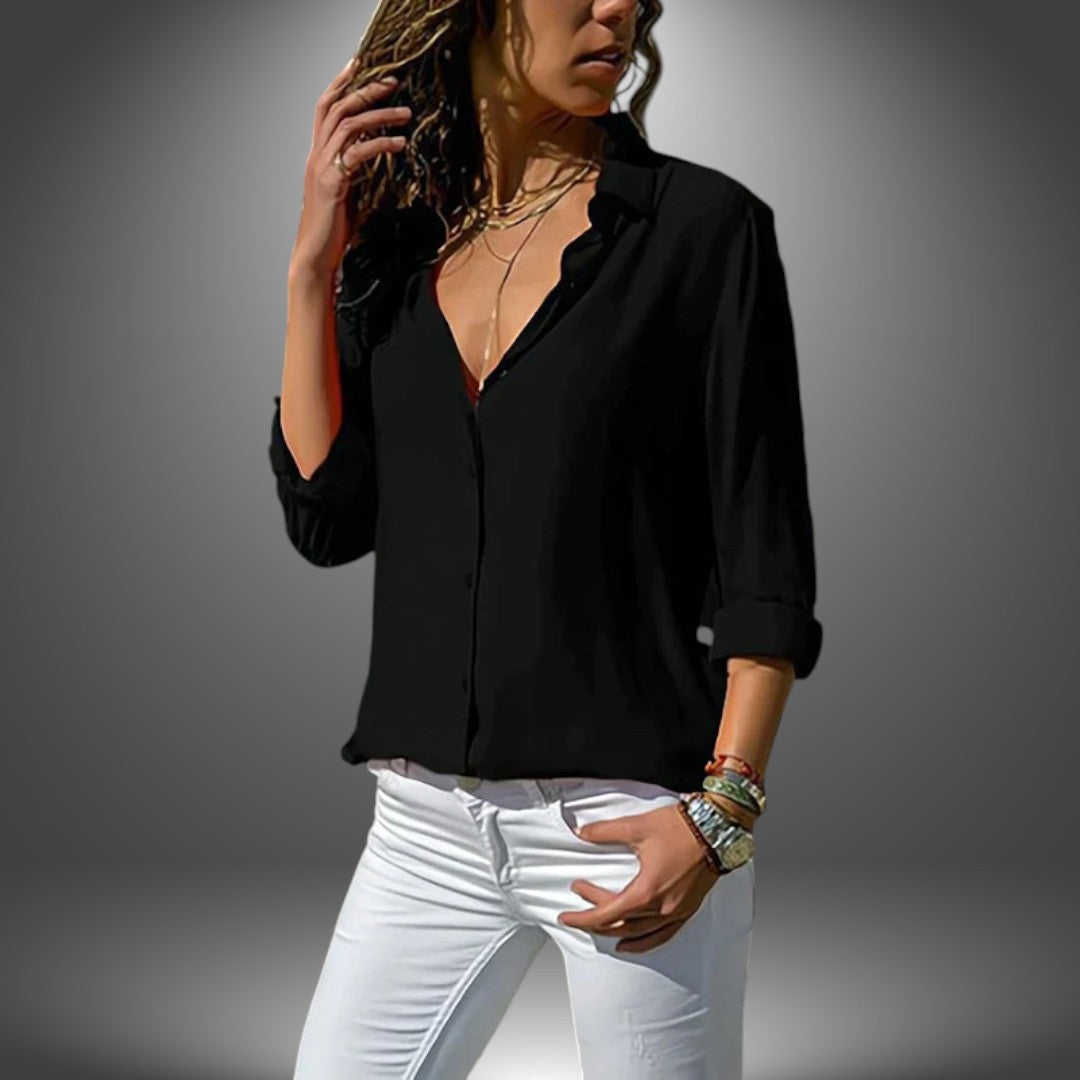 Tatiana | Handgefertigte Seidenbluse für Damen