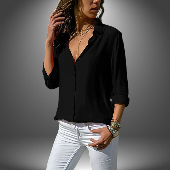 Tatiana | Handgefertigte Seidenbluse für Damen