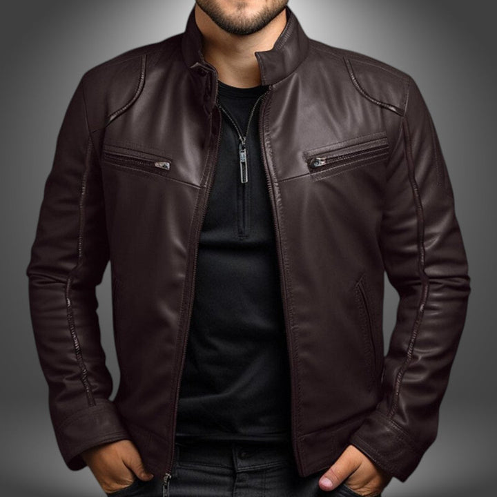 Oswald | Handgefertigte Lederjacke für Herren