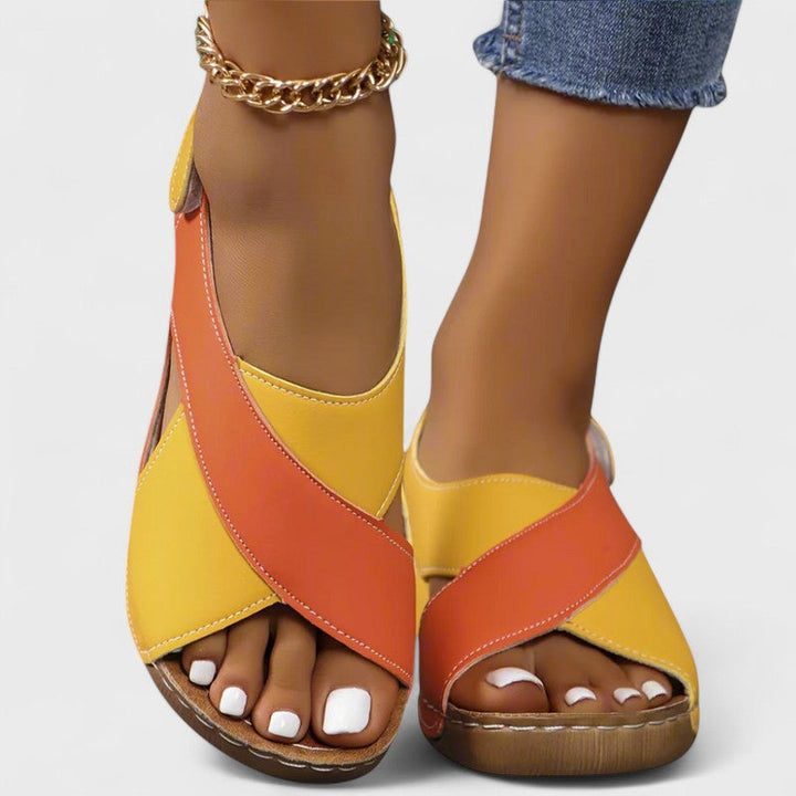 Hildegard | Handgefertigte Damensandalen