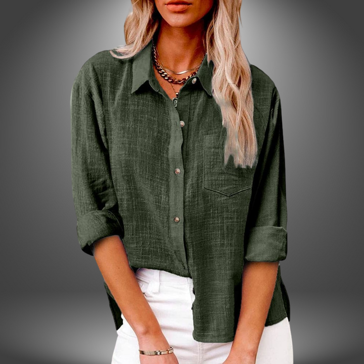 Zoe | Premium Leinenbluse für Damen