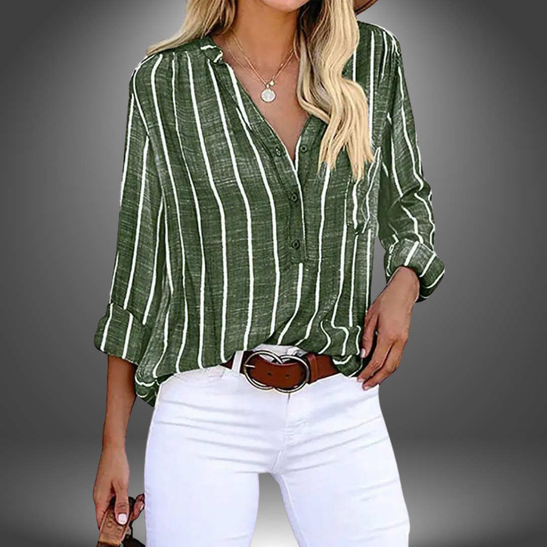 Giana | Handgefertigte Bluse mit Streifen