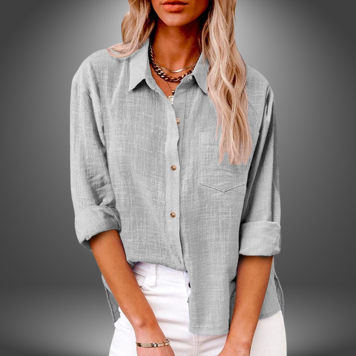 Zoe | Premium Leinenbluse für Damen