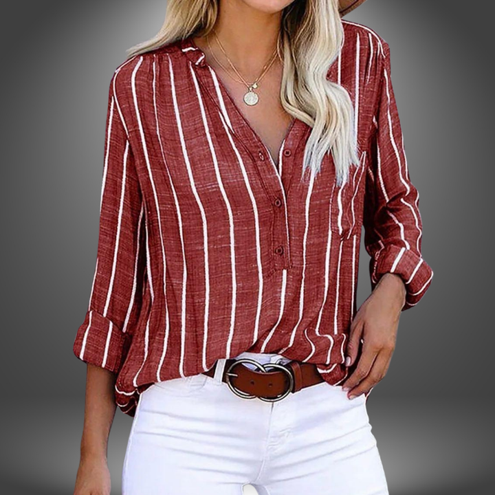 Giana | Handgefertigte Bluse mit Streifen