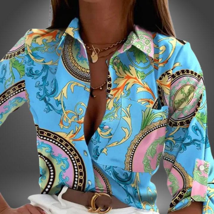 Sonia | Premium Künstlerische Bluse für Damen