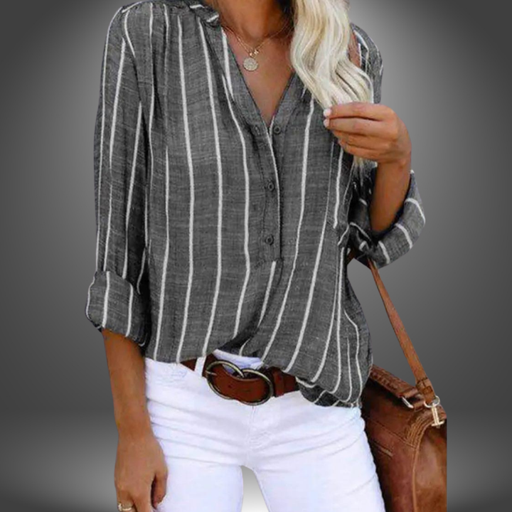 Giana | Handgefertigte Bluse mit Streifen