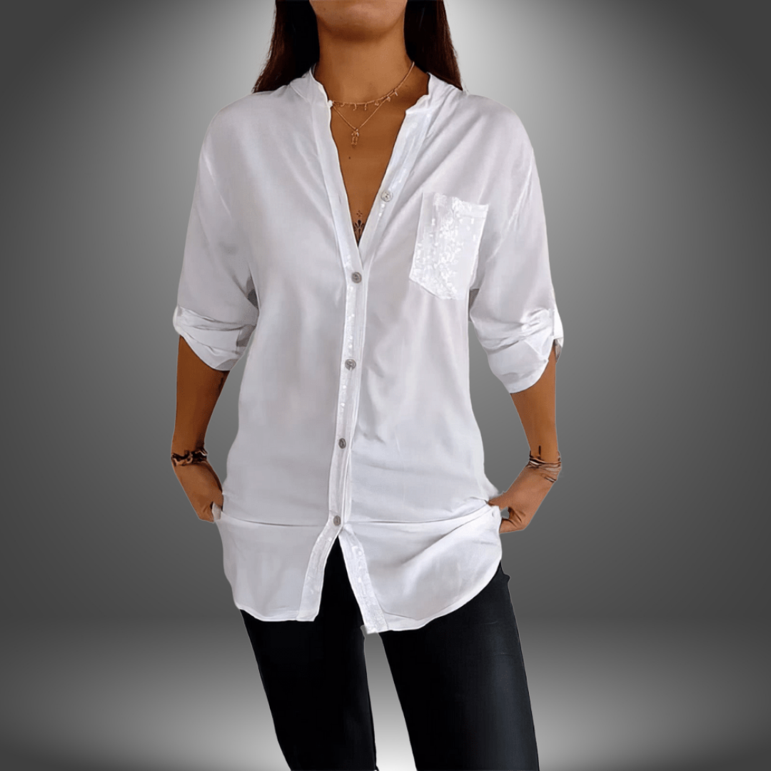 Lisa | Elegante Handgemachte Bluse
