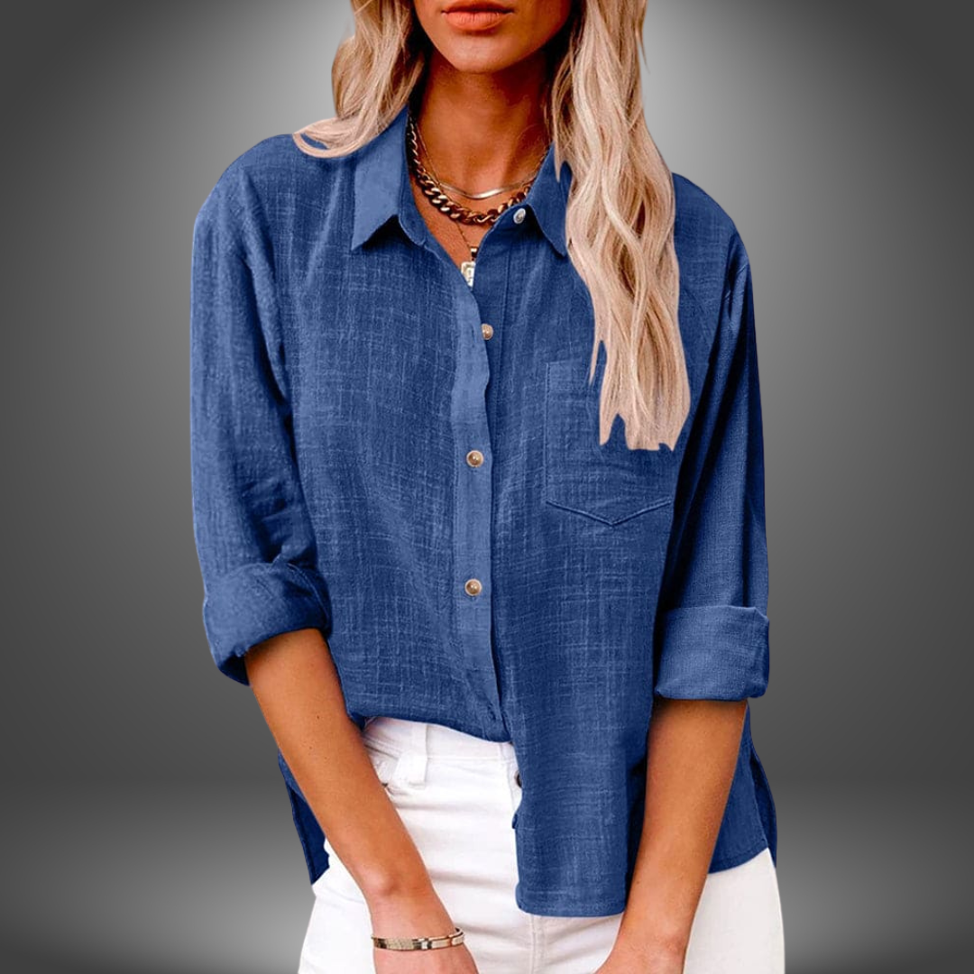 Zoe | Premium Leinenbluse für Damen