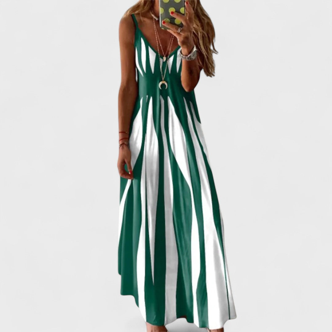 Angela | Langes, lässiges, handgefertigtes Kleid