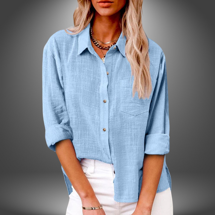 Zoe | Premium Leinenbluse für Damen
