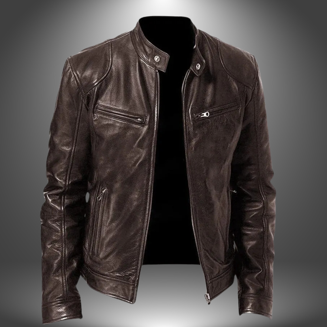 James | Handgefertigte Lederjacke für Herren