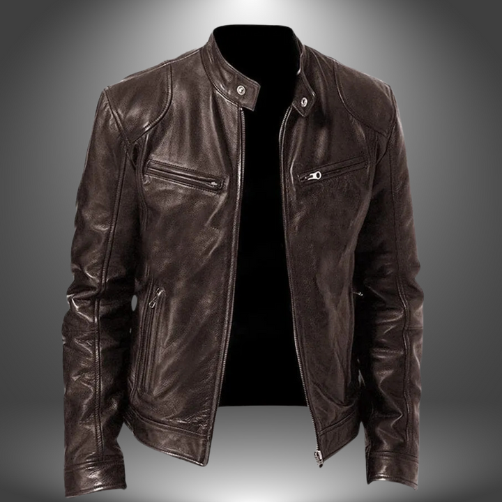 James | Handgefertigte Lederjacke für Herren