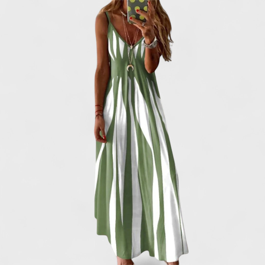 Angela | Langes, lässiges, handgefertigtes Kleid