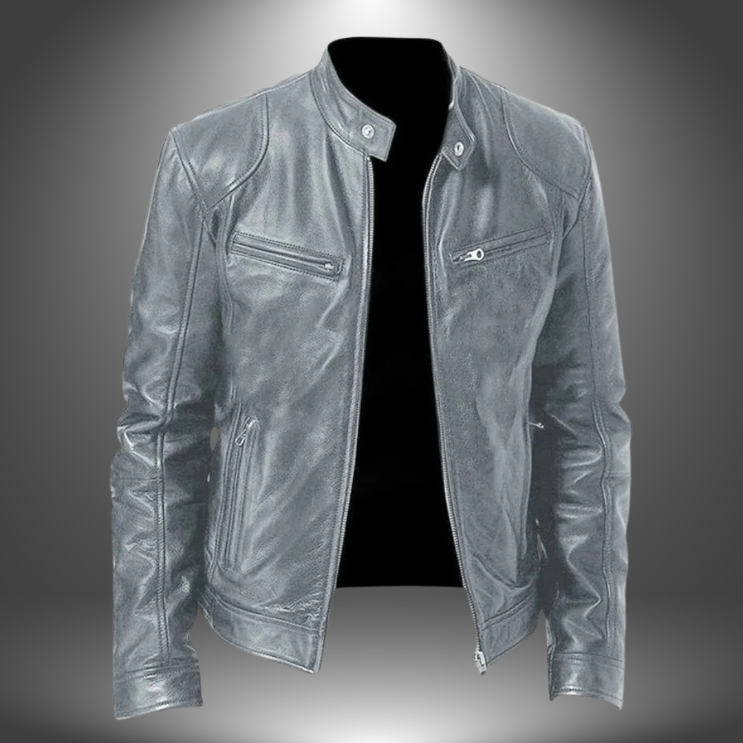 James | Handgefertigte Lederjacke für Herren