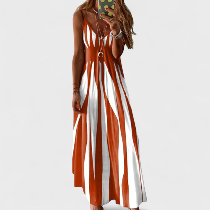 Angela | Langes, lässiges, handgefertigtes Kleid