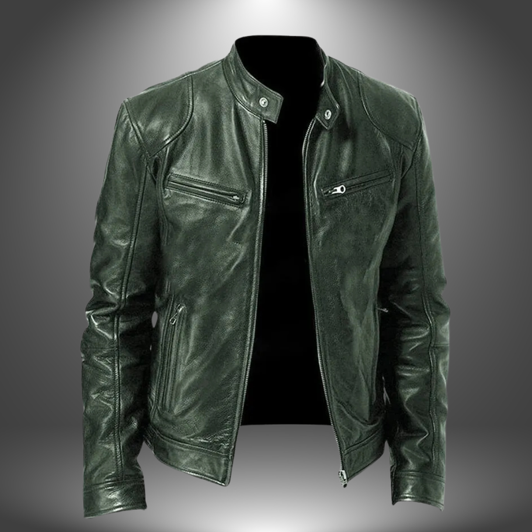 James | Handgefertigte Lederjacke für Herren