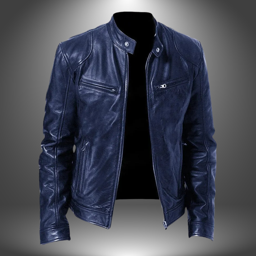 James | Handgefertigte Lederjacke für Herren