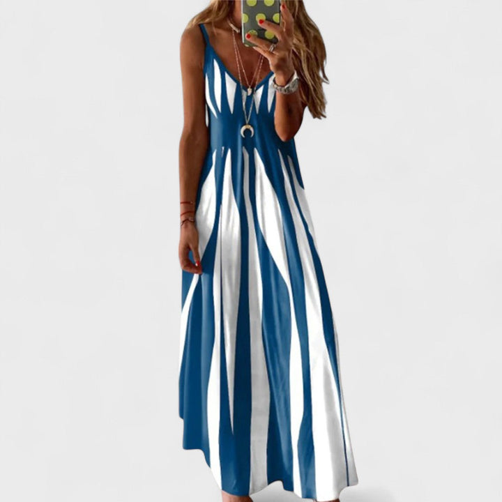 Angela | Langes, lässiges, handgefertigtes Kleid