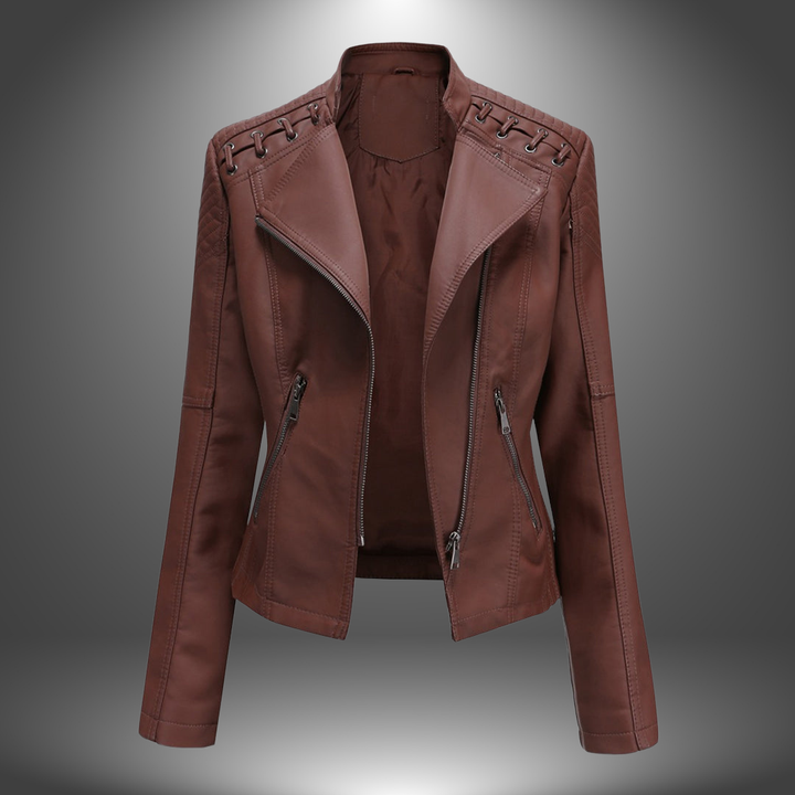 Marie | Premium Lederjacke Elegant