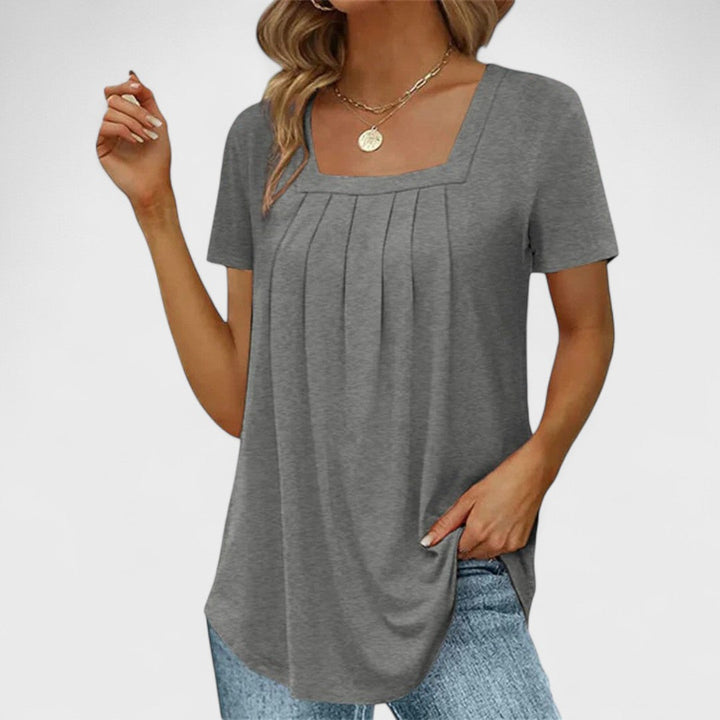 Annie | Sommerbluse aus handwerklicher Baumwolle