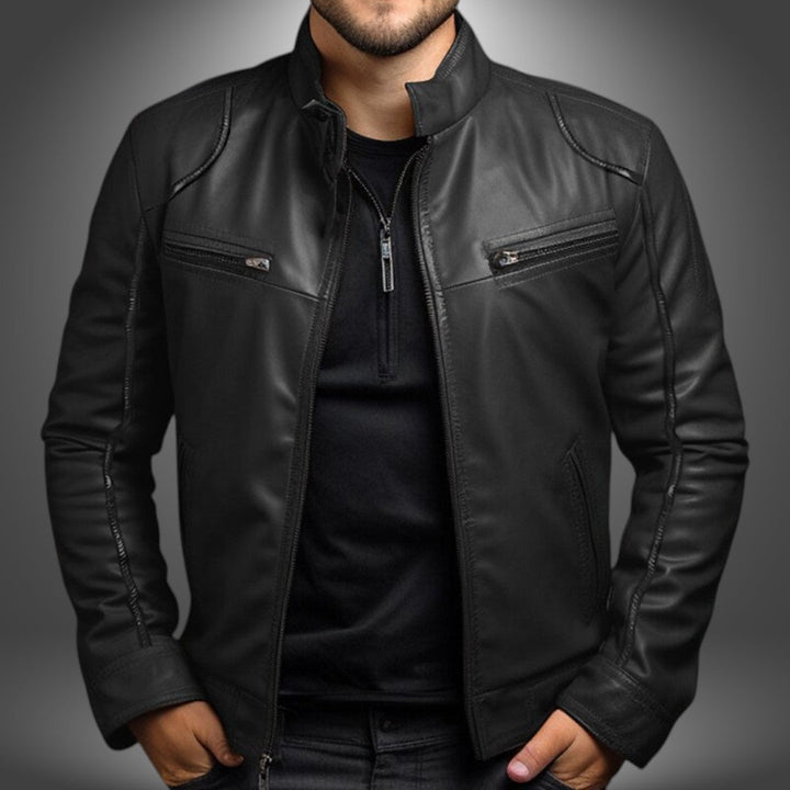 Oswald | Handgefertigte Lederjacke für Herren