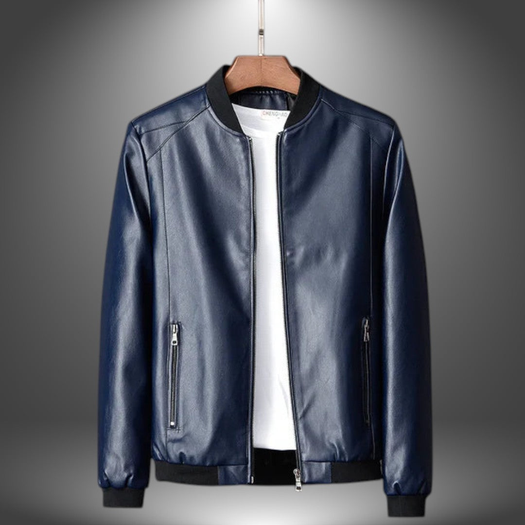 Manuel | Herren Sommer-Lederjacke aus Handarbeit