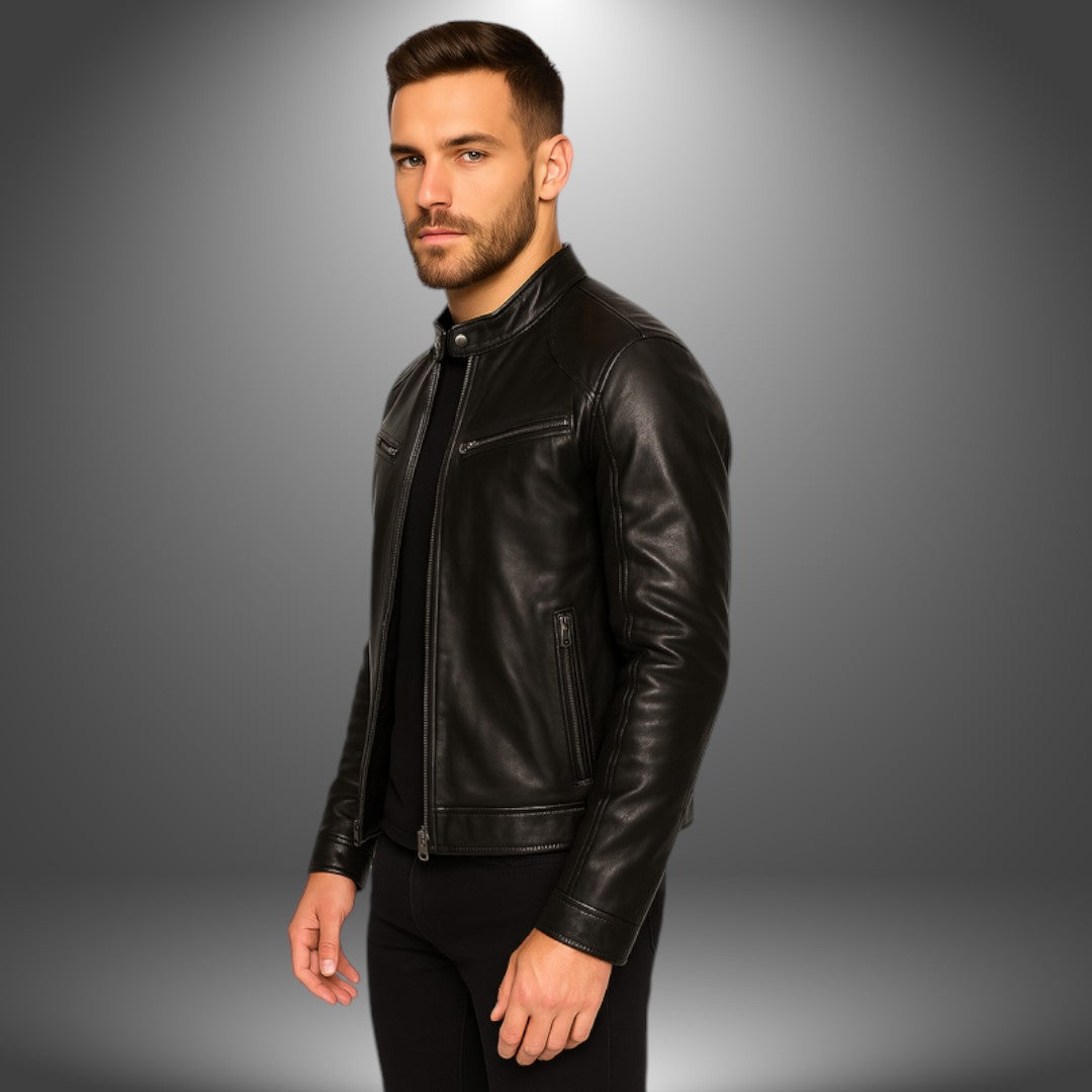 Axel | Handgefertigte Herrenlederjacke