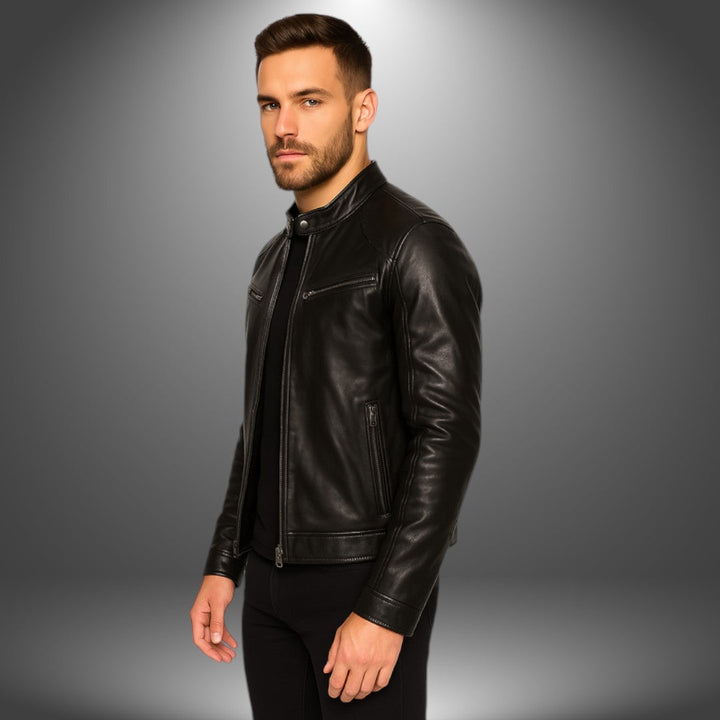 Axel | Handgefertigte Herrenlederjacke