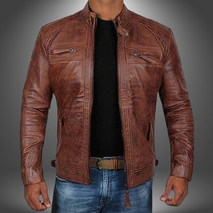 Petrus | Handgefertigte Lederjacke für Herren