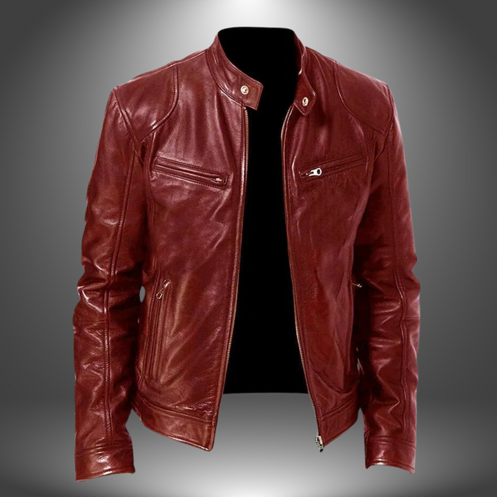 James | Handgefertigte Lederjacke für Herren