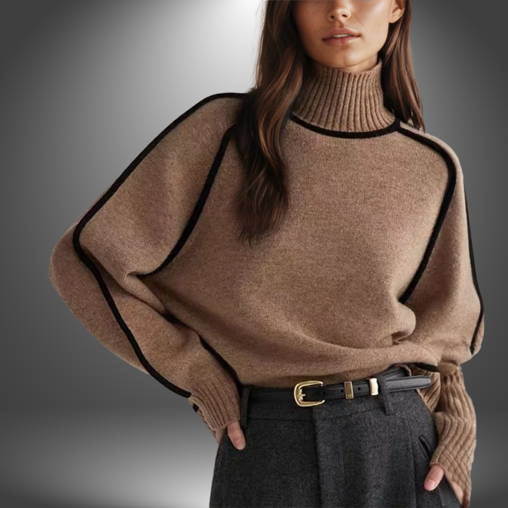 Laura | Eleganter Bestickter Pullover