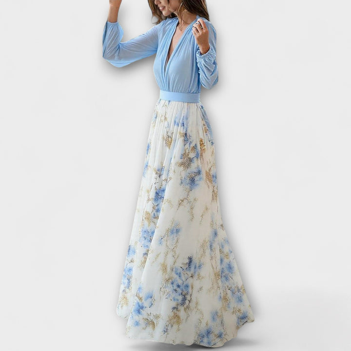 Harper | Handgefertigtes Langkleid aus Seide